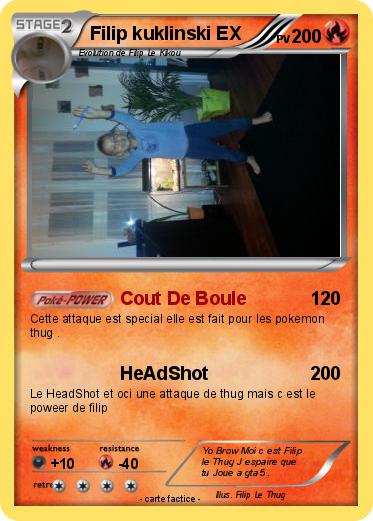 Pokemon Filip kuklinski EX