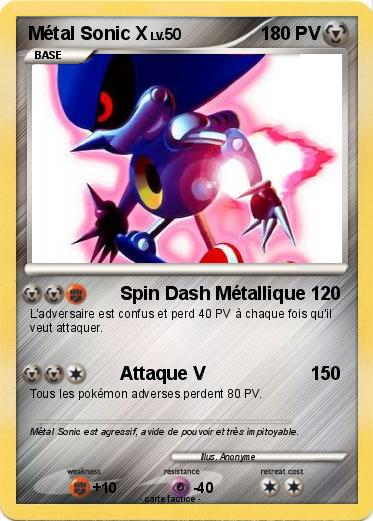 Pokemon Métal Sonic X