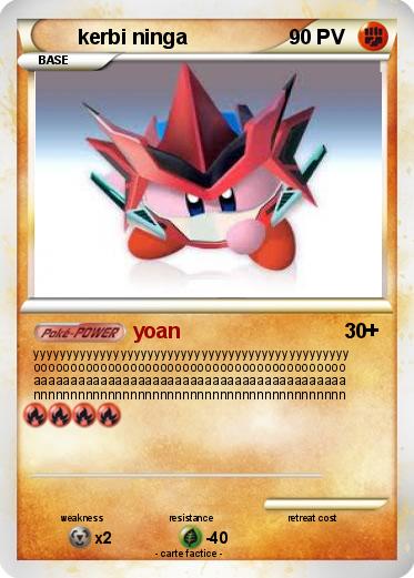 Pokemon kerbi ninga