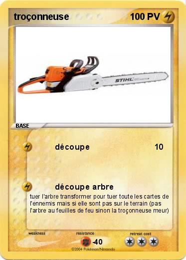 Pokemon troçonneuse