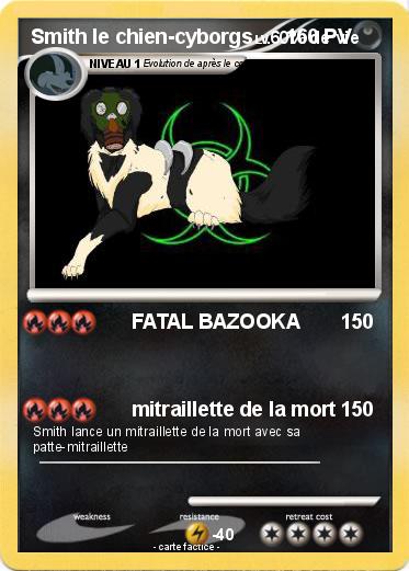 Pokemon Smith le chien-cyborgs