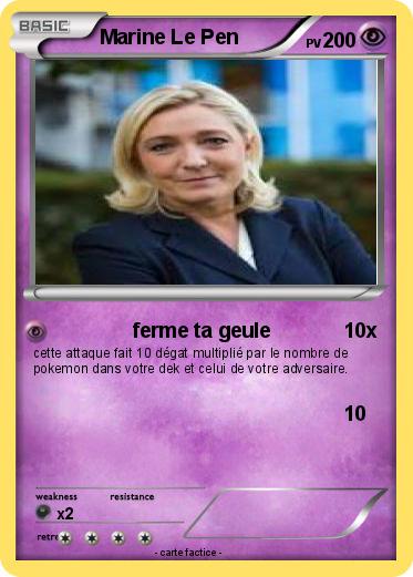 Pokemon Marine Le Pen