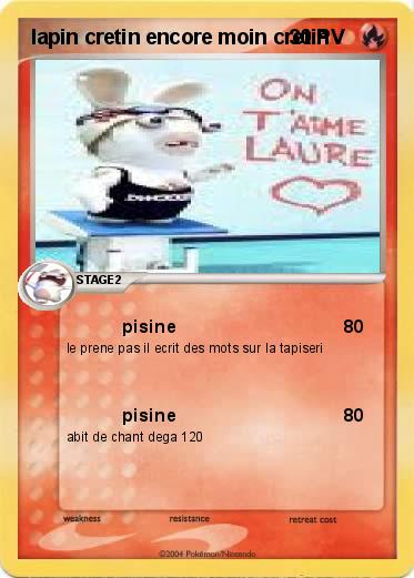 Pokemon lapin cretin encore moin cretin