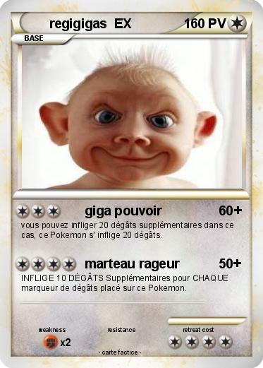 Pokemon regigigas  EX