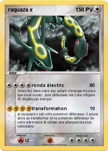 Pokemon raquaza x
