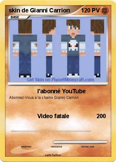 Pokemon skin de Gianni Carrion