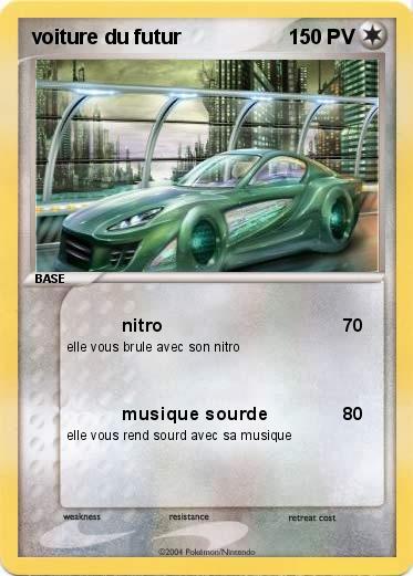 Pokemon voiture du futur