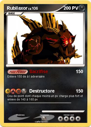 Pokemon Rubilaxor