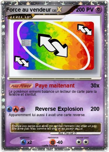 Pokemon Force au vendeur