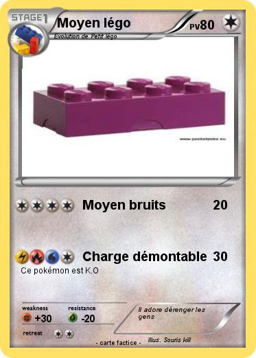 Pokemon Moyen légo