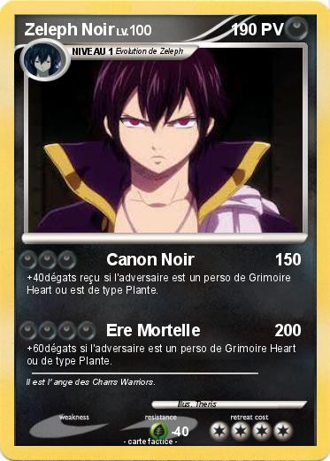 Pokemon Zeleph Noir