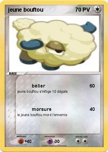 Pokemon jeune bouftou
