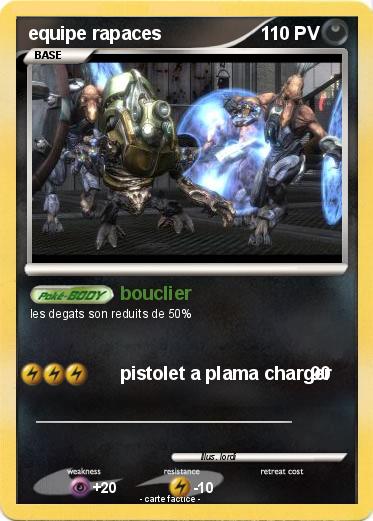 Pokemon equipe rapaces