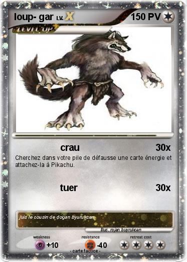 Pokemon loup- gar
