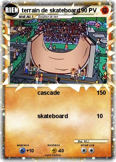 Pokemon terrain de skateboard