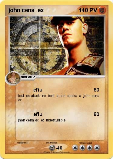 Pokemon john cena  ex 