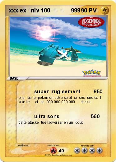 Pokemon xxx ex   niv 100             999