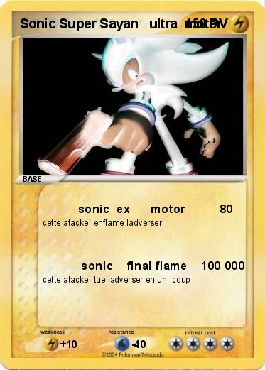Pokemon Sonic Super Sayan   ultra  motor 