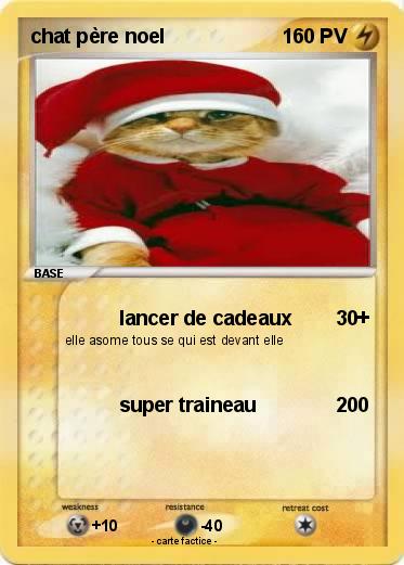 Pokemon chat père noel