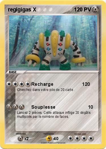 Pokemon regigigas X