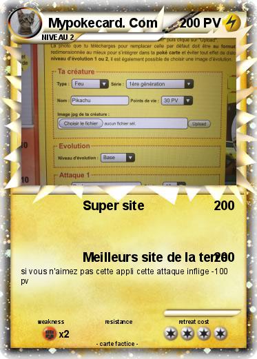 Pokemon Mypokecard. Com