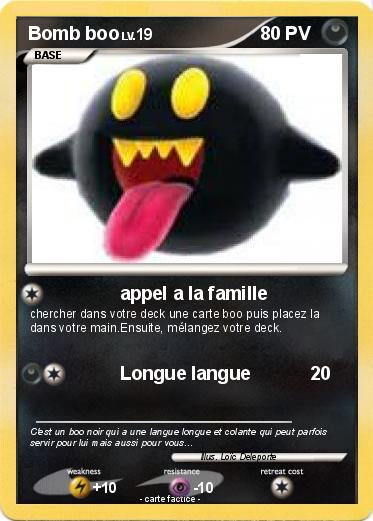 Pokemon Bomb boo
