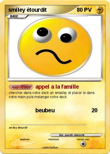 Pokemon smiley étourdit