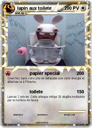 Pokemon lapin aux toilete