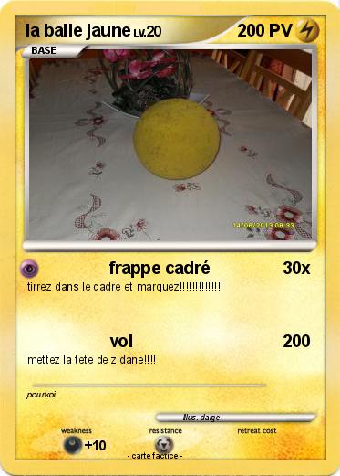 Pokemon la balle jaune