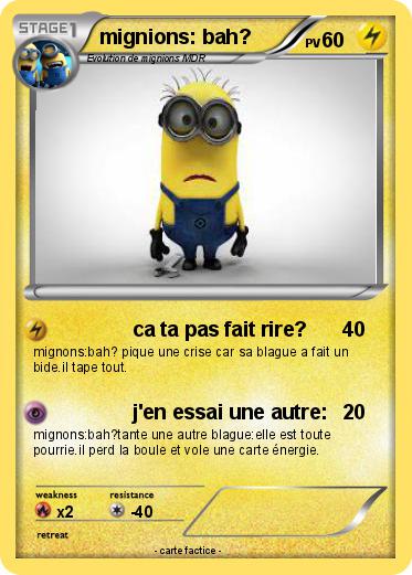 Pokemon mignions: bah?