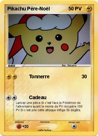Pokemon Pikachu Père-Noël
