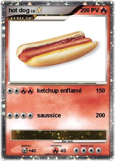 Pokemon hot dog