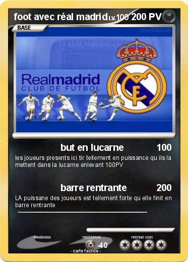Pokemon foot avec réal madrid