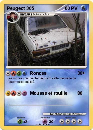 Pokemon Peugeot 305