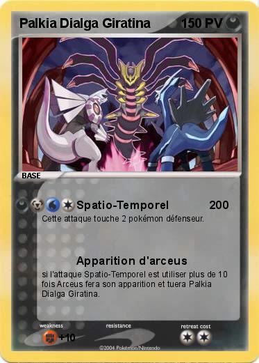 Pokemon Palkia Dialga Giratina