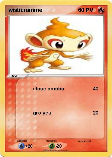 Pokemon wisticramme