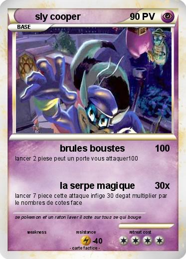 Pokemon sly cooper