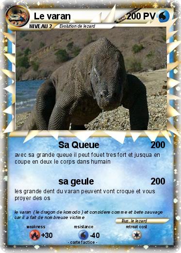 Pokemon Le varan