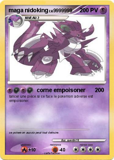 Pokemon maga nidoking
