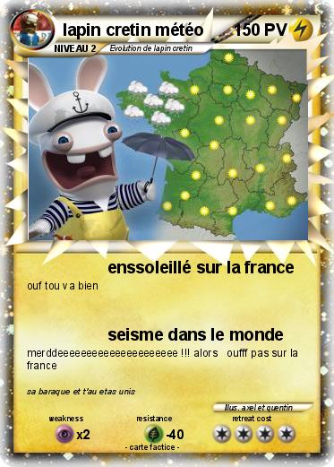 Pokemon lapin cretin météo