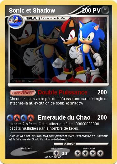 Pokemon Sonic et Shadow