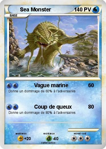 Pokemon Sea Monster