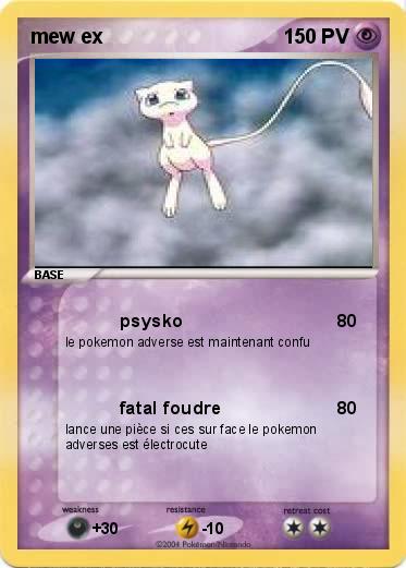 Pokemon mew ex