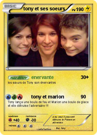 Pokemon tony et ses soeurs