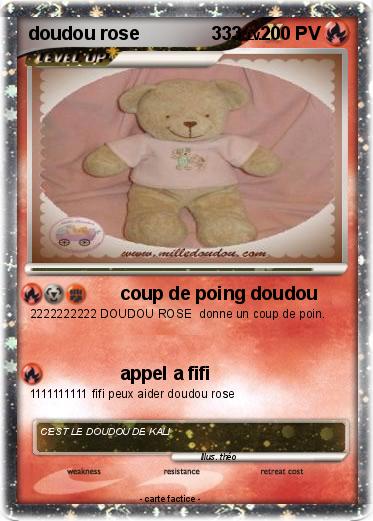 Pokemon doudou rose              333