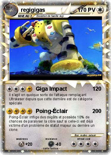 Pokemon regigigas