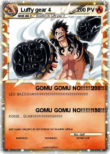 Pokemon Luffy gear 4