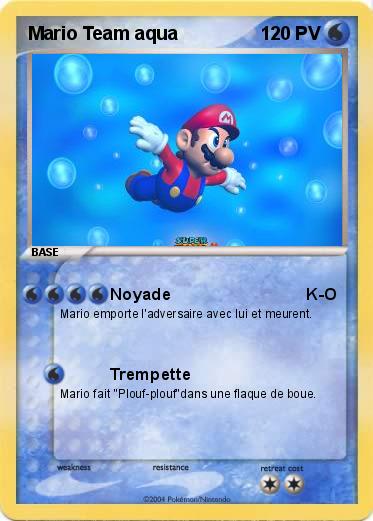 Pokemon Mario Team aqua