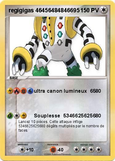 Pokemon regigigas 46456484846695
