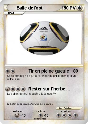 Pokemon Balle de foot